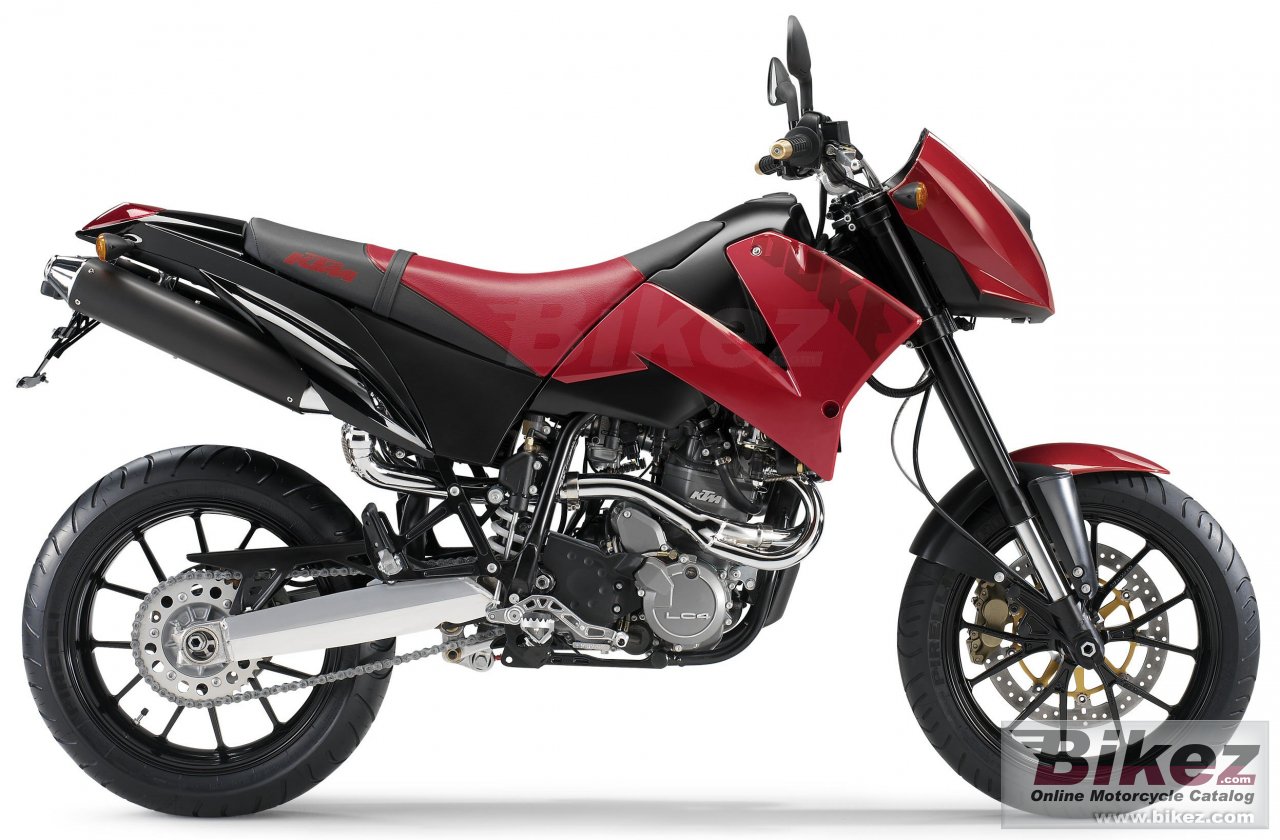 Big KTM 640 duke ii red picture and wallpaper from Bikez.com